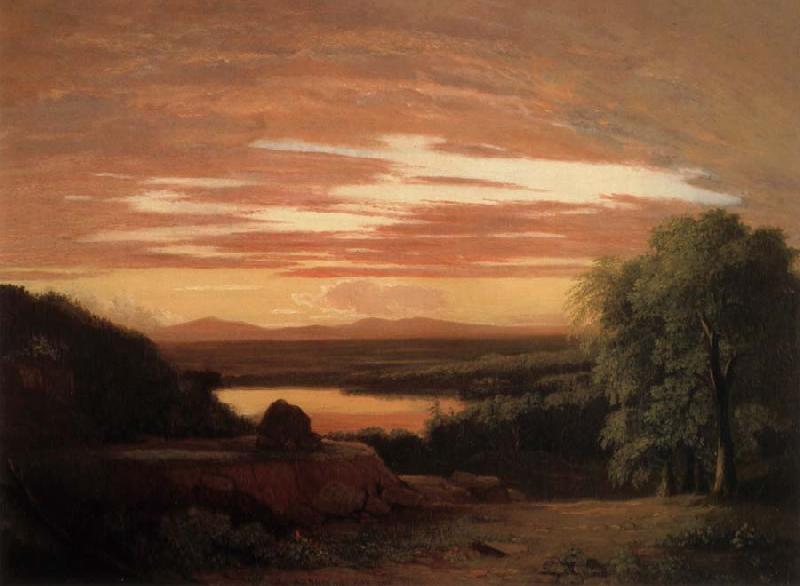 Asher Brown Durand Landscape,Sunset France oil painting art